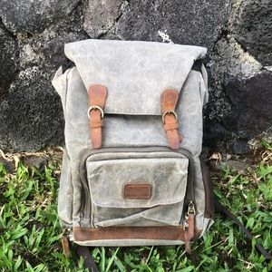 Camera Backpack Khaki Green